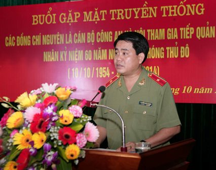 Gặp mặt cán bộ, chiến sỹ công an Hà Nội về tiếp quản Thủ đô ảnh 3